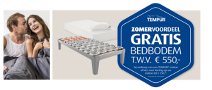 Tempur zomervoordeel 2016 slaaptijd Eindhoven