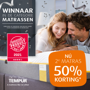 tempur aanbieding korting slaaptijd