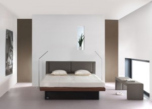 Profine waterbed: vogue Hoofdbord: Kos Accessoires: U Bench