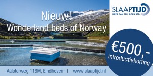 wonderland beds of norway aanbieding korting introductie slaaptijd eindhoven