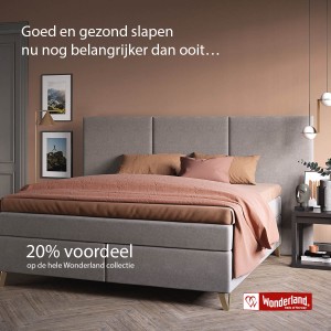 Wonderland bed aanbieding voorjaar 2020 slaaptijd